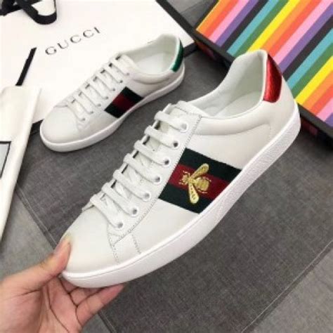 fake gucci bee shoes womens|gucci ace bee embroidered.